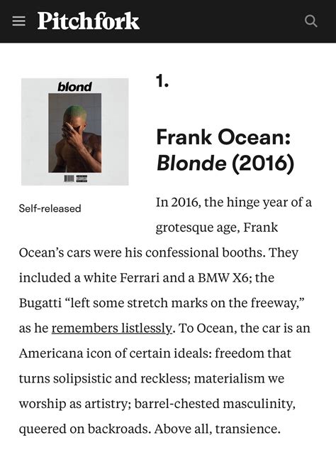 blond pitchfork|channel orange pitchfork.